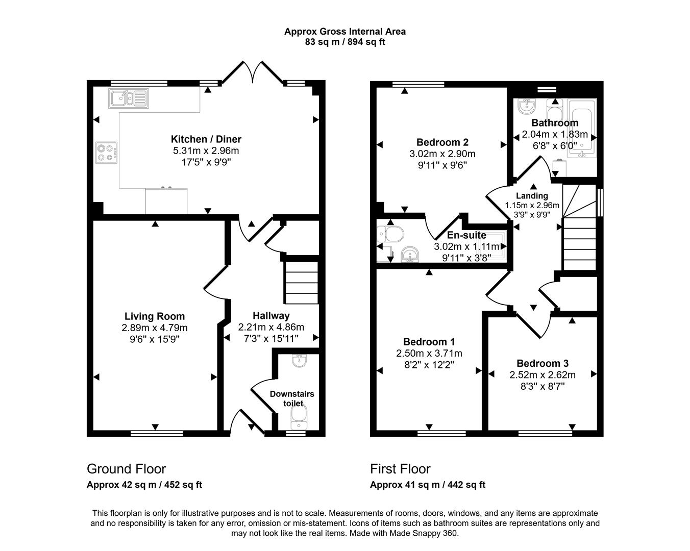 20, Maes Lewis Morris, Carmarthen floorplan