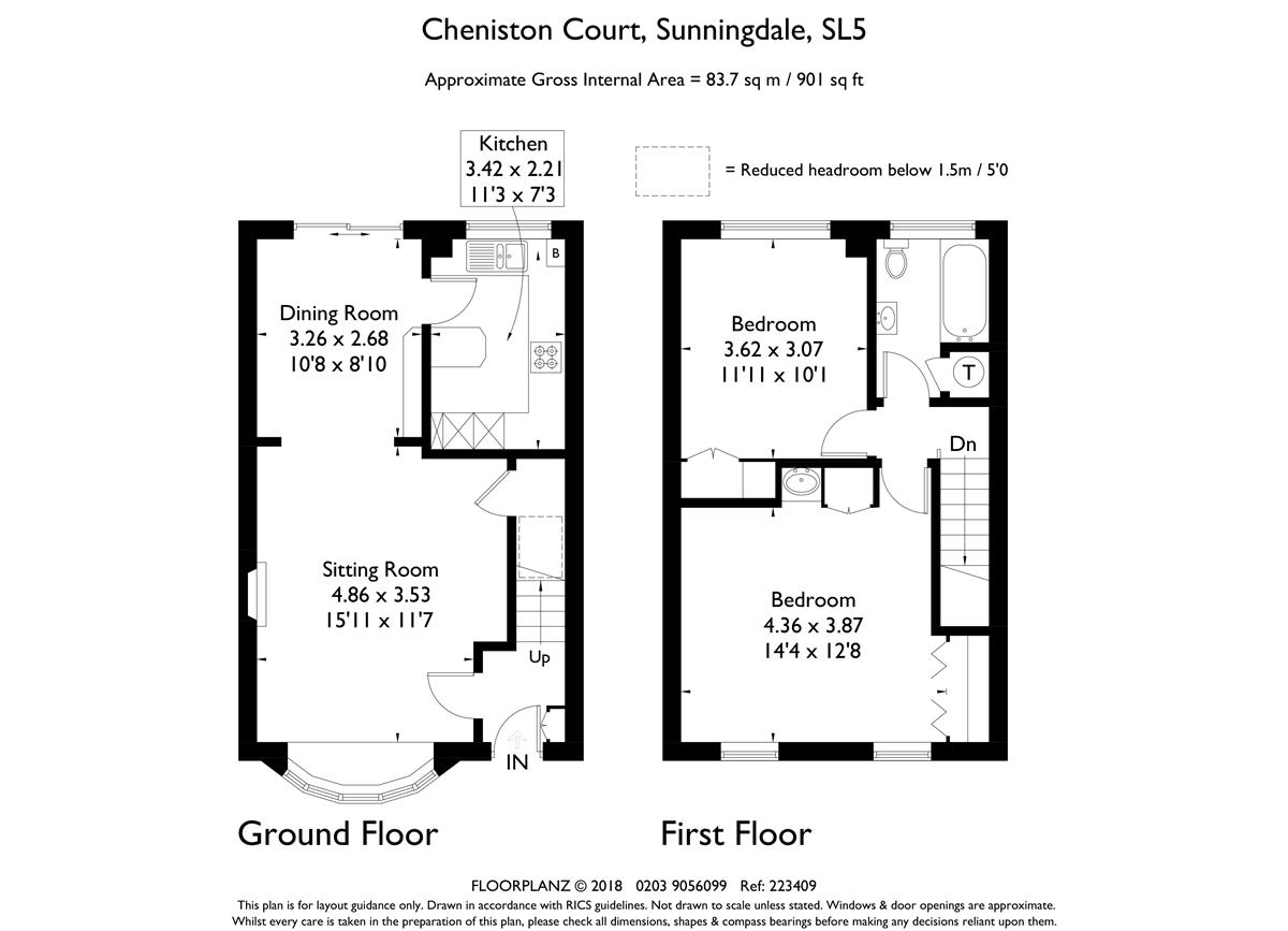 2 Bedrooms End terrace house for sale in Ridgemount Road, Sunningdale, Ascot SL5