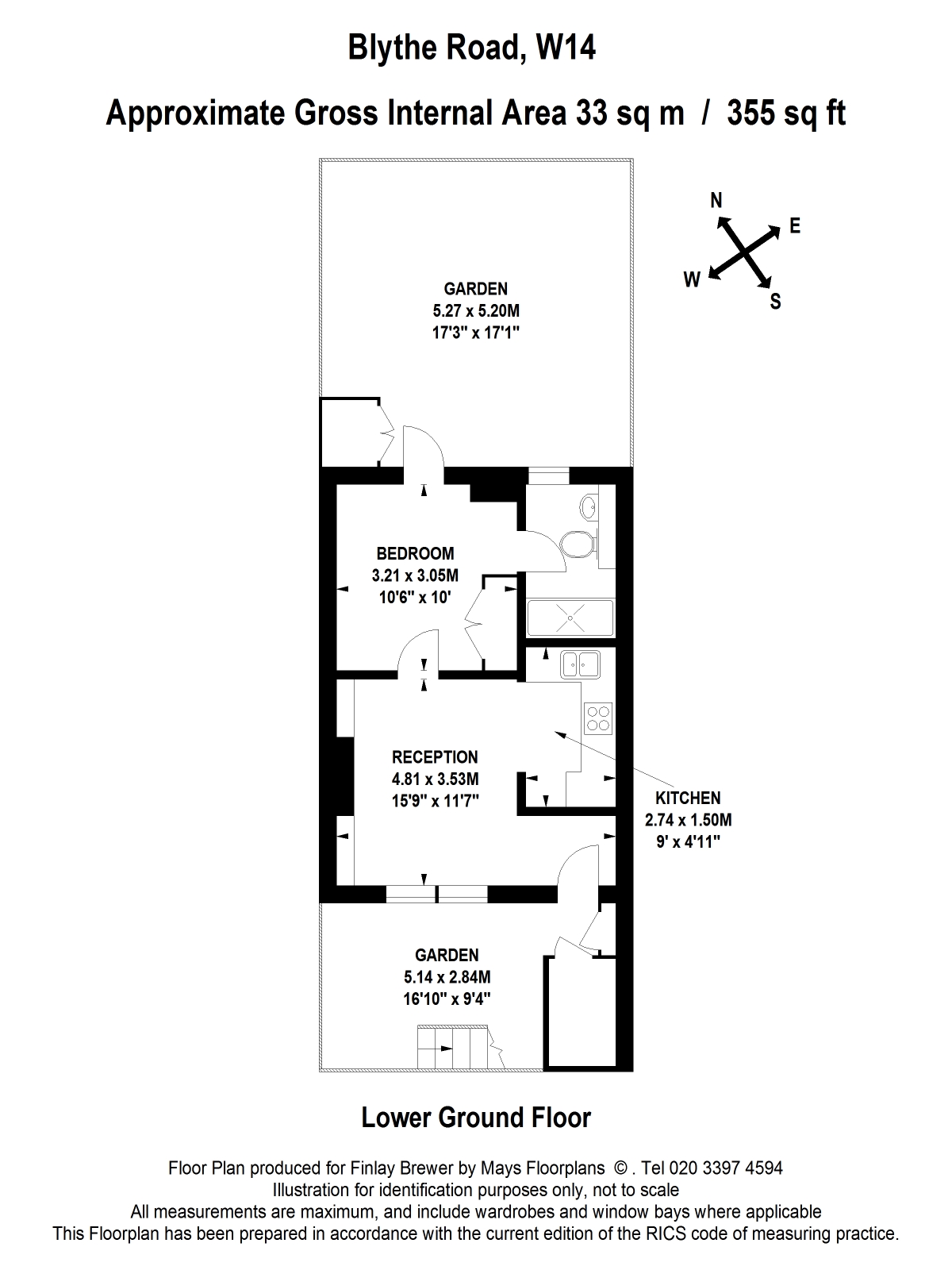 1 Bedrooms Flat to rent in Blythe Road, London W14