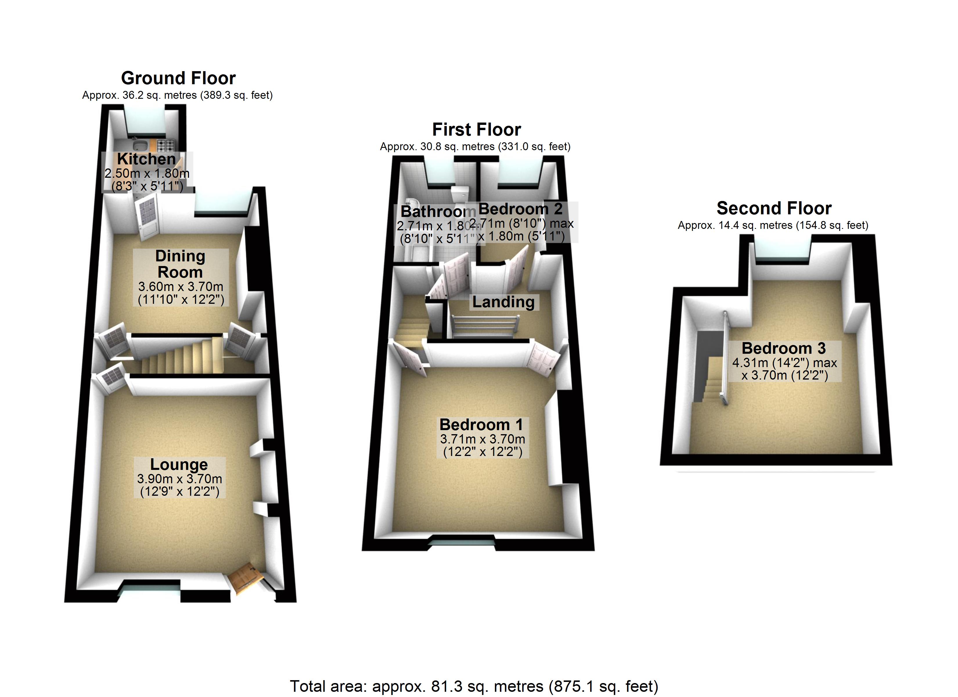 3 Bedrooms Terraced house for sale in South Road, Walkley, Sheffield S6