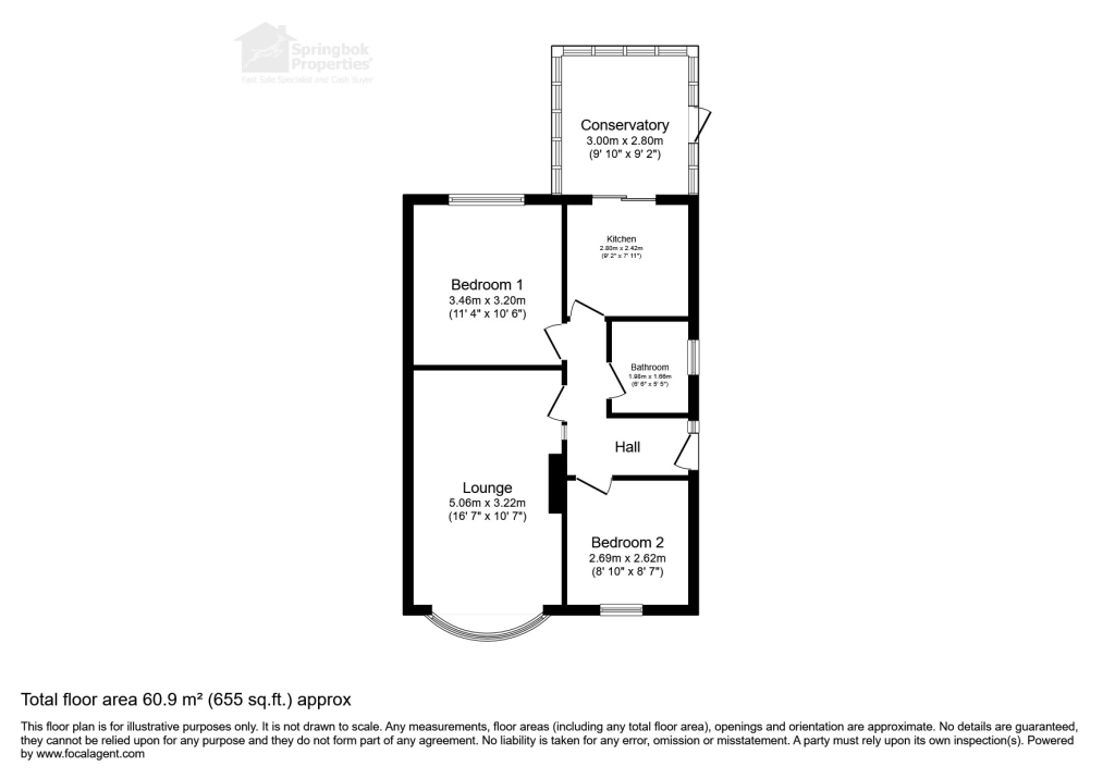 27, Spring Gardens, Scarborough floorplan