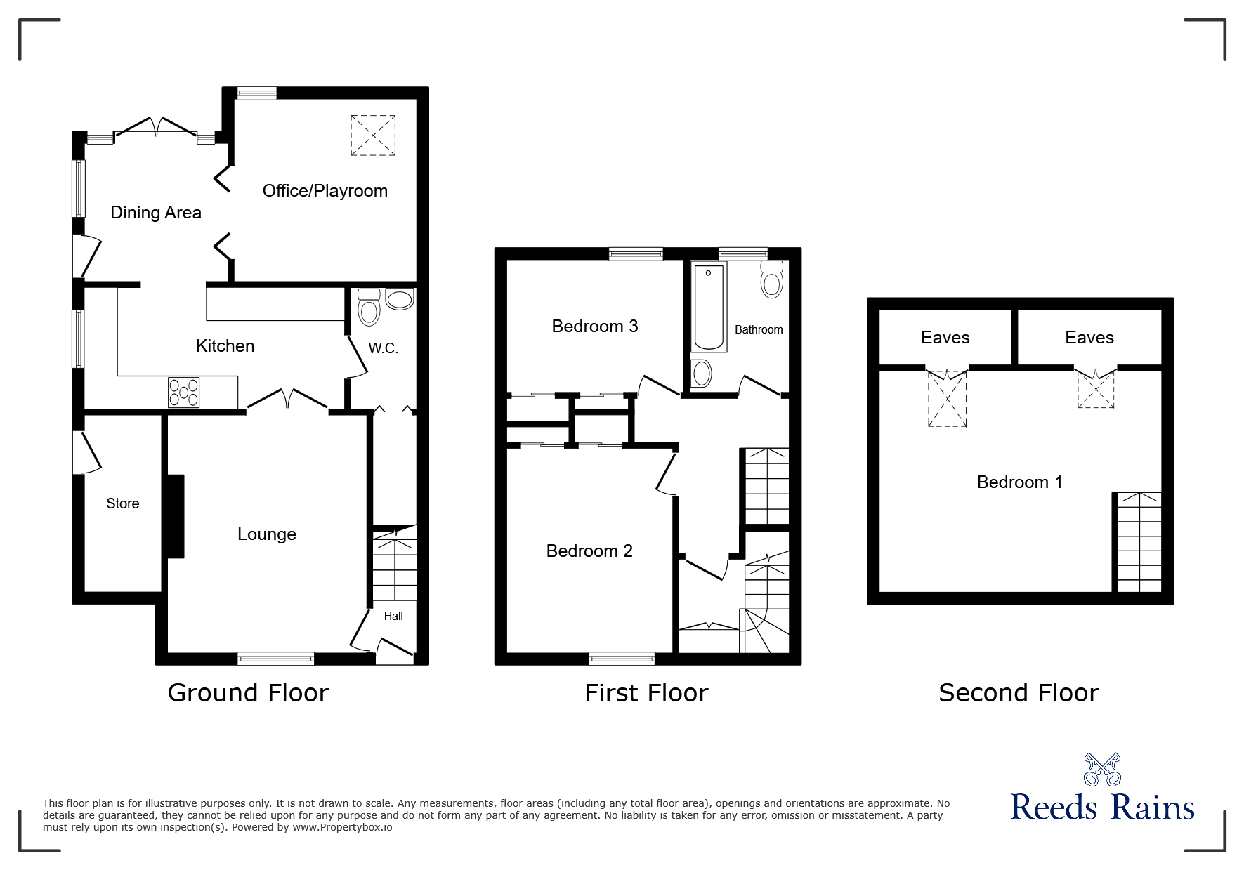 1, Adams Buildings, Stanley floorplan
