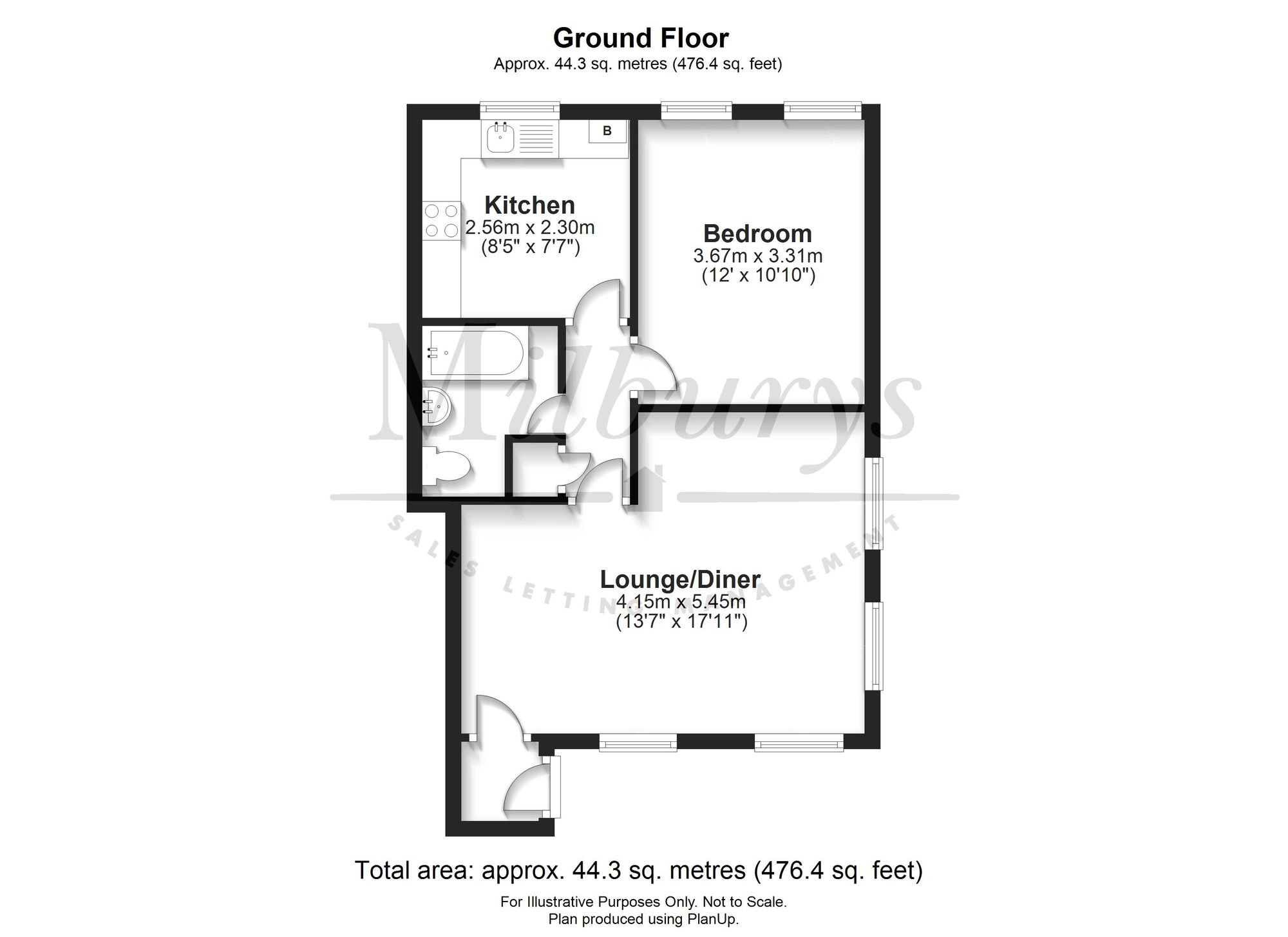 Mason Court, Marybrook Street, Berkeley floorplan