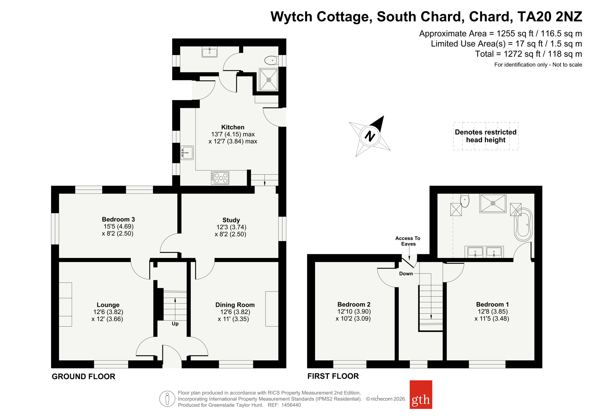 Wytch Cottage,, South Chard, Somerset floorplan