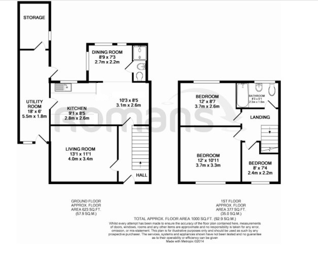 123, Upper College Ride, Surrey floorplan