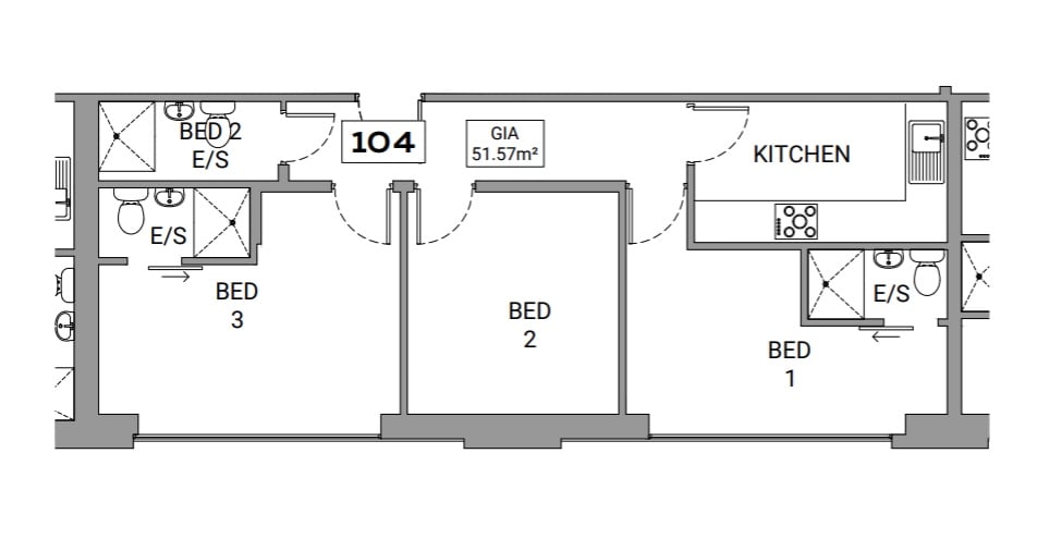 Herigate Gate, Derby floorplan