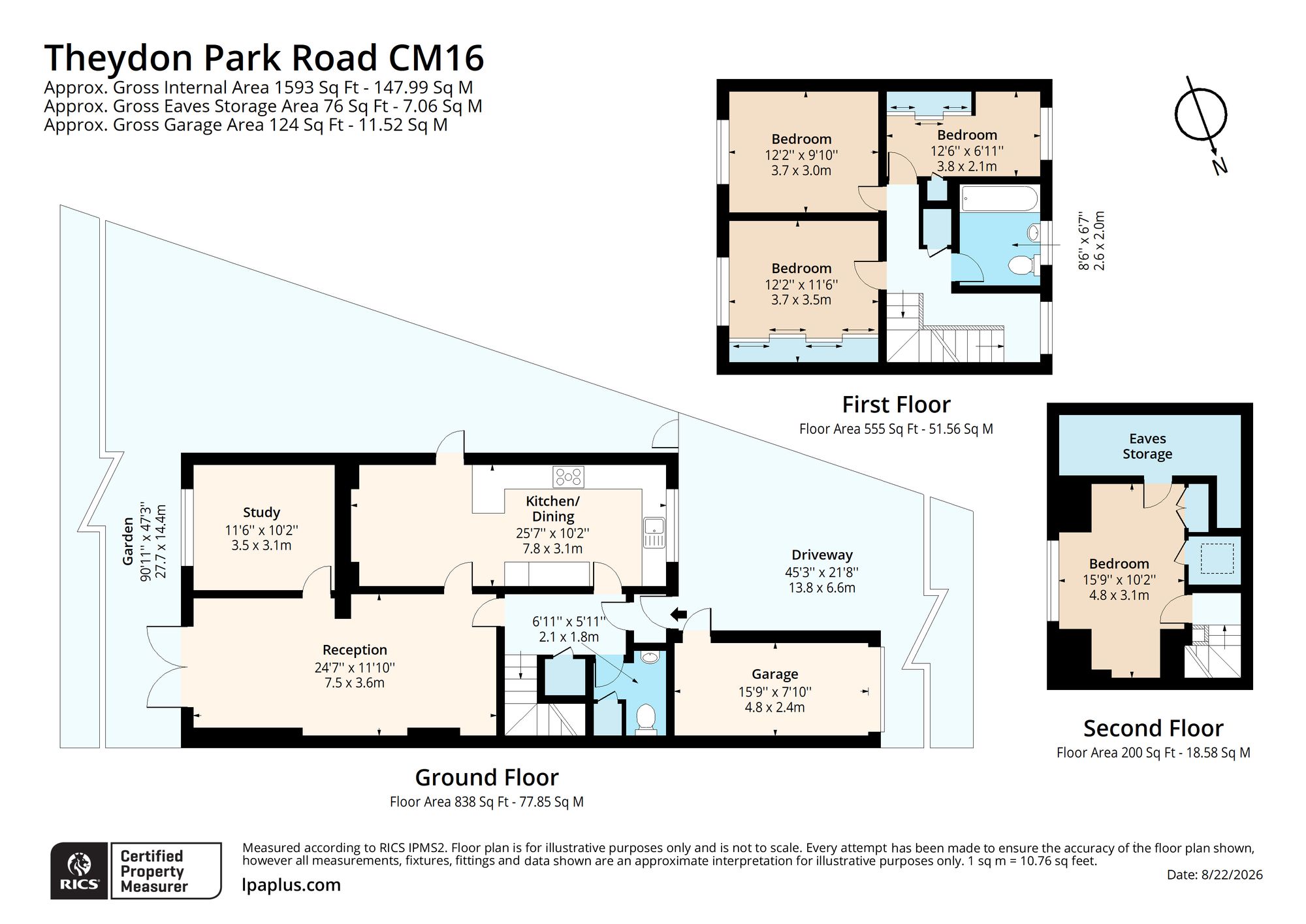 59 Theydon Park Road, Epping floorplan
