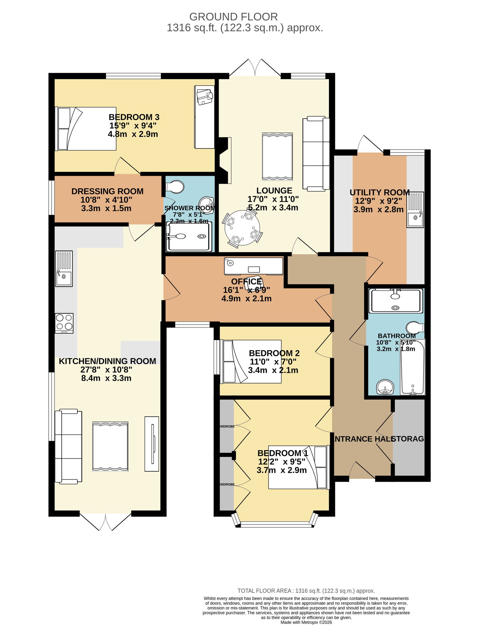 162b, Main Street, Witchford floorplan