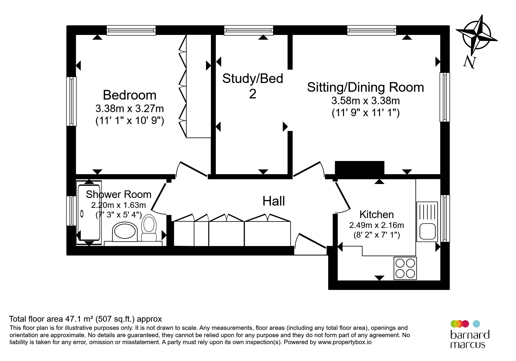 Flat 8, Holly House, Rose Hill, Dorking floorplan