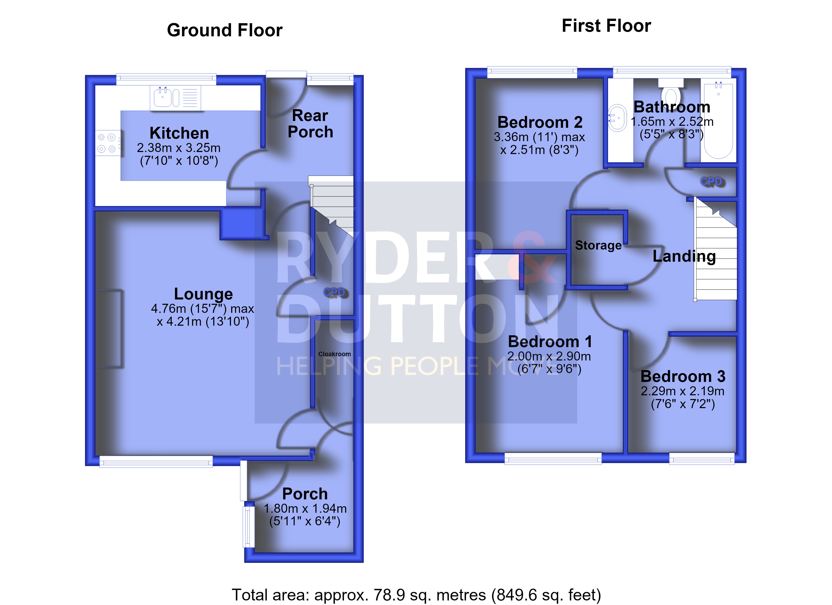 Chew Vale, Saddleworth floorplan