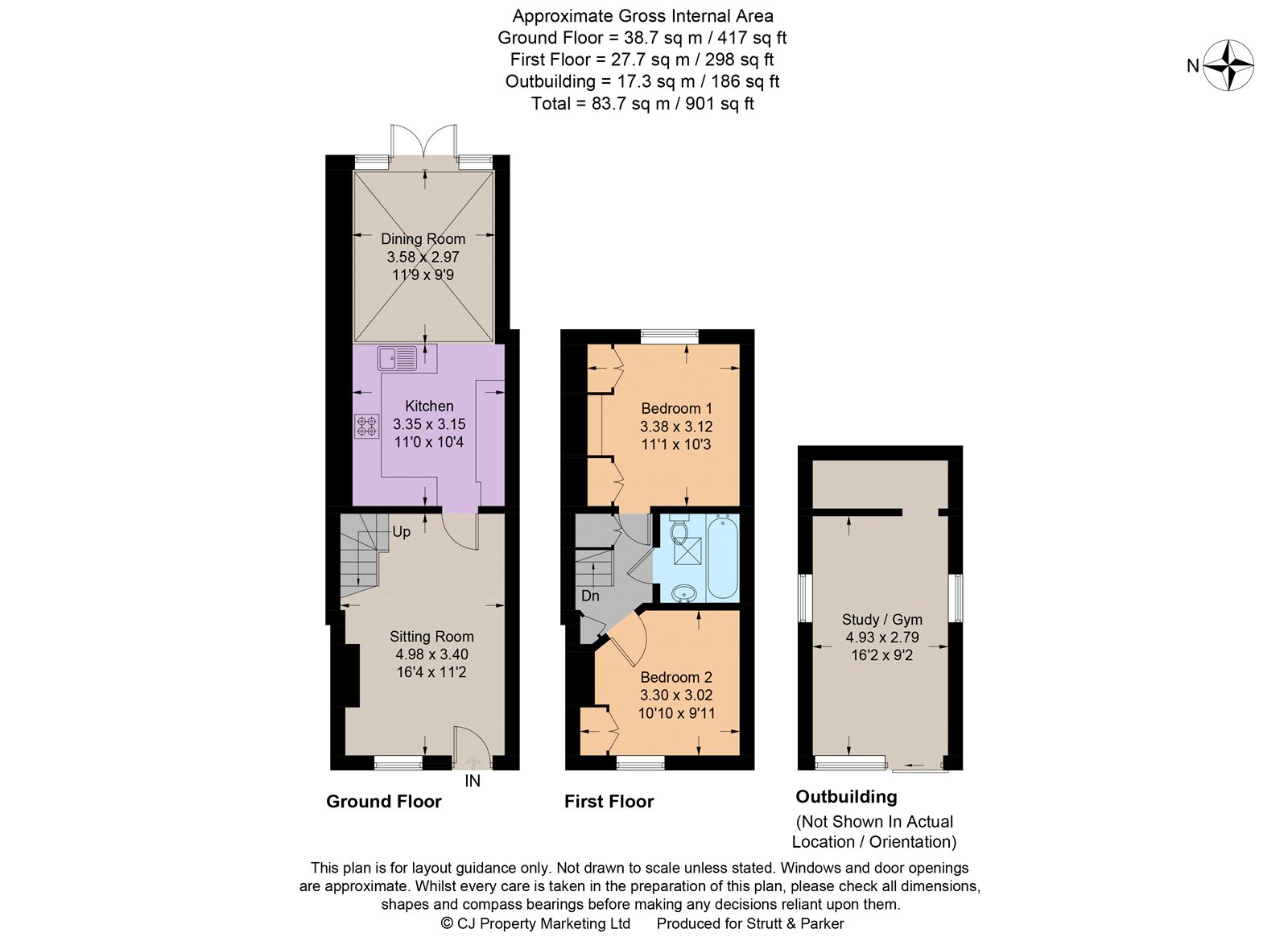 2 Bedrooms Terraced house for sale in Lakes Lane, Beaconsfield, Buckinghamshire HP9