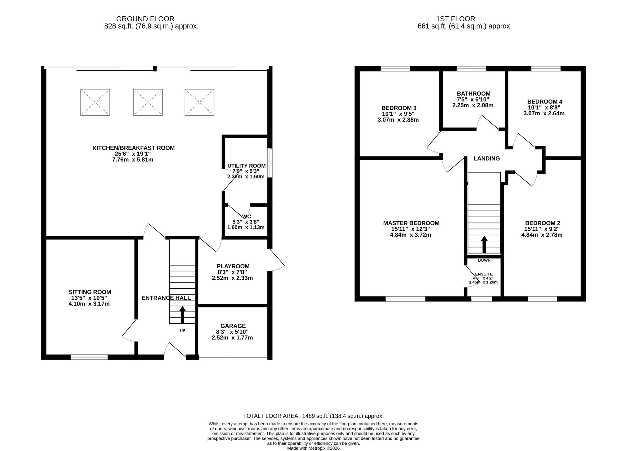 24 Netherwood Grove, Wigan floorplan