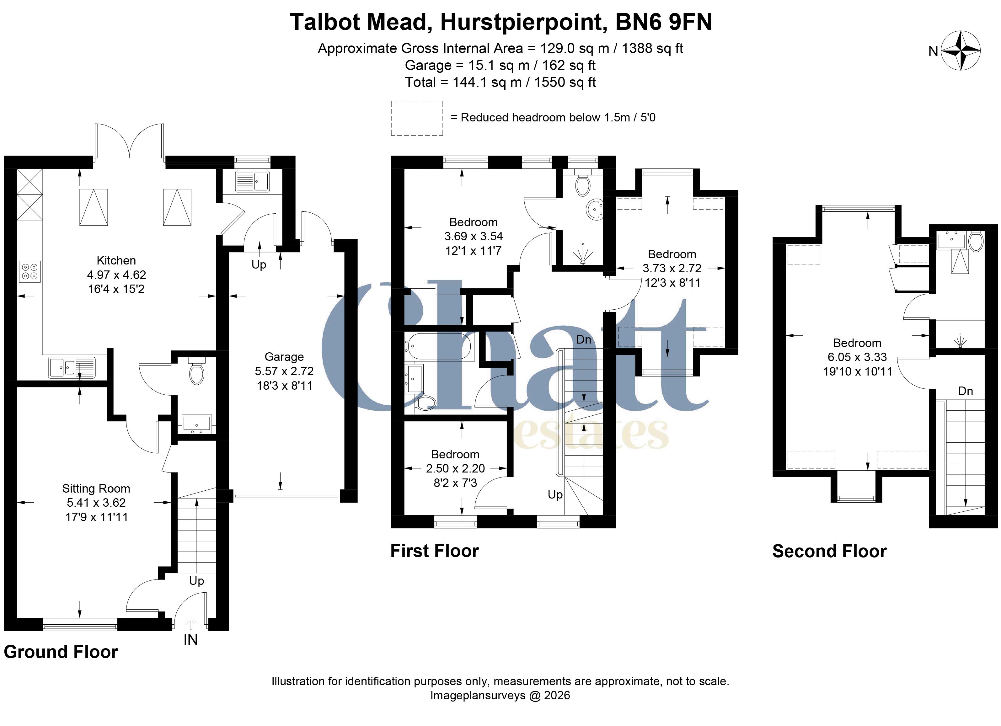 16, Talbot Mead, Hassocks floorplan