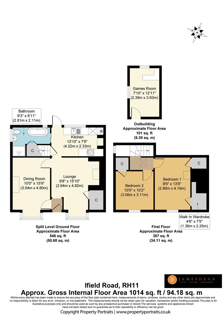 Ye Olde Cottage, Ifield Road, Crawley floorplan
