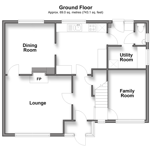 High Street Buxted, Uckfield floorplan