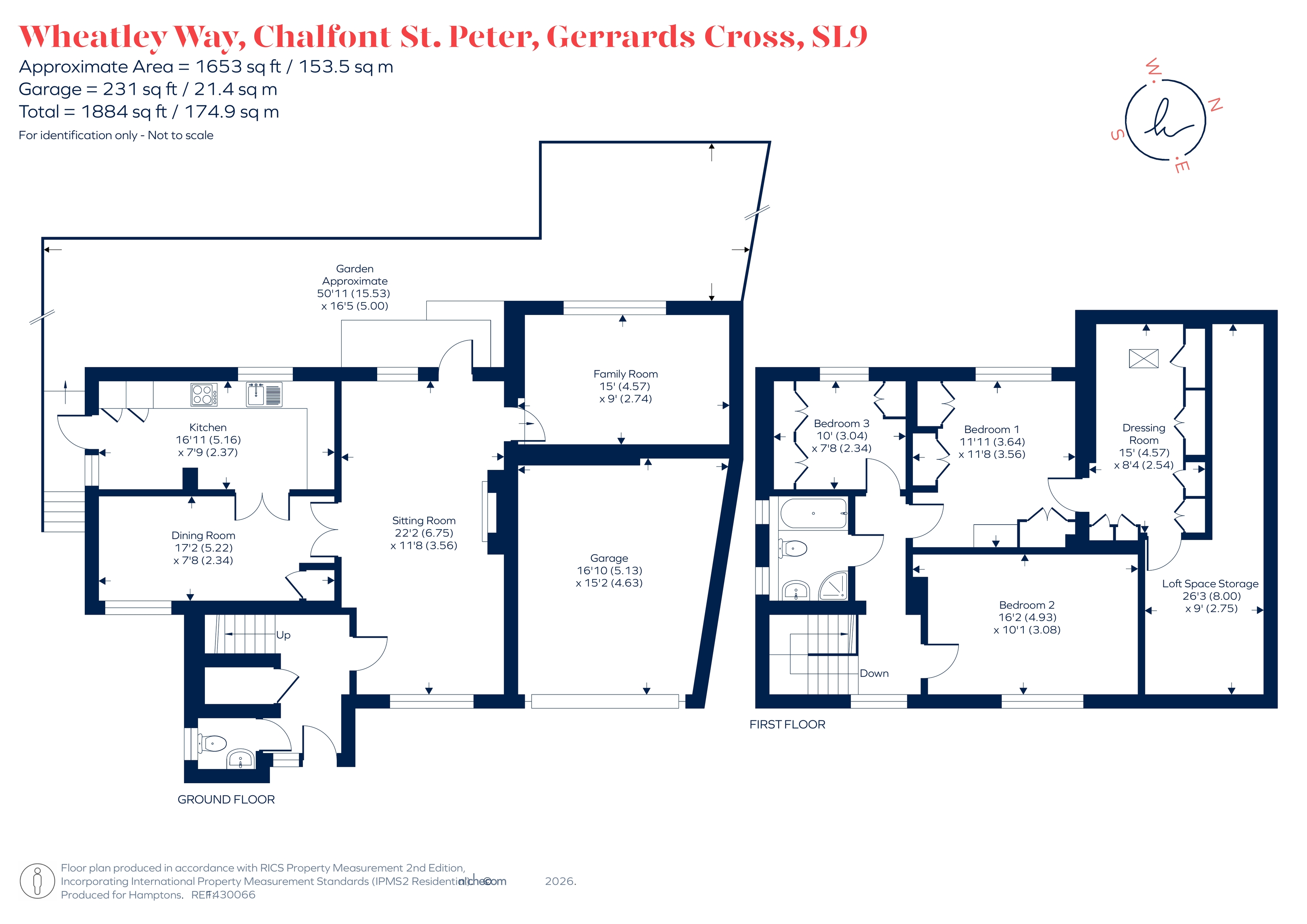 12, Wheatley Way, Gerrards Cross floorplan