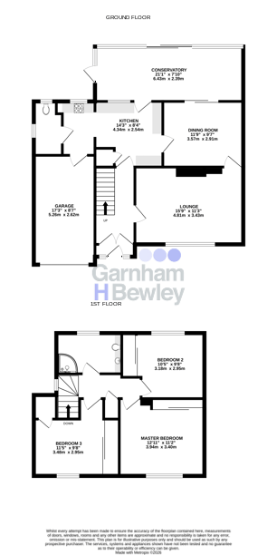 Meadowcroft Close, East Grinstead floorplan