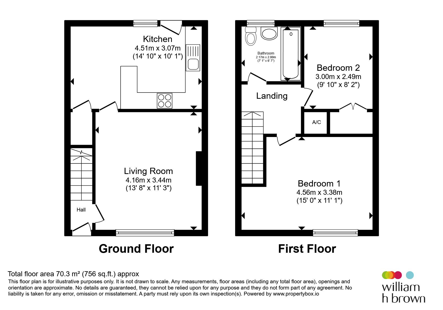 2, Bransdale, Worksop floorplan