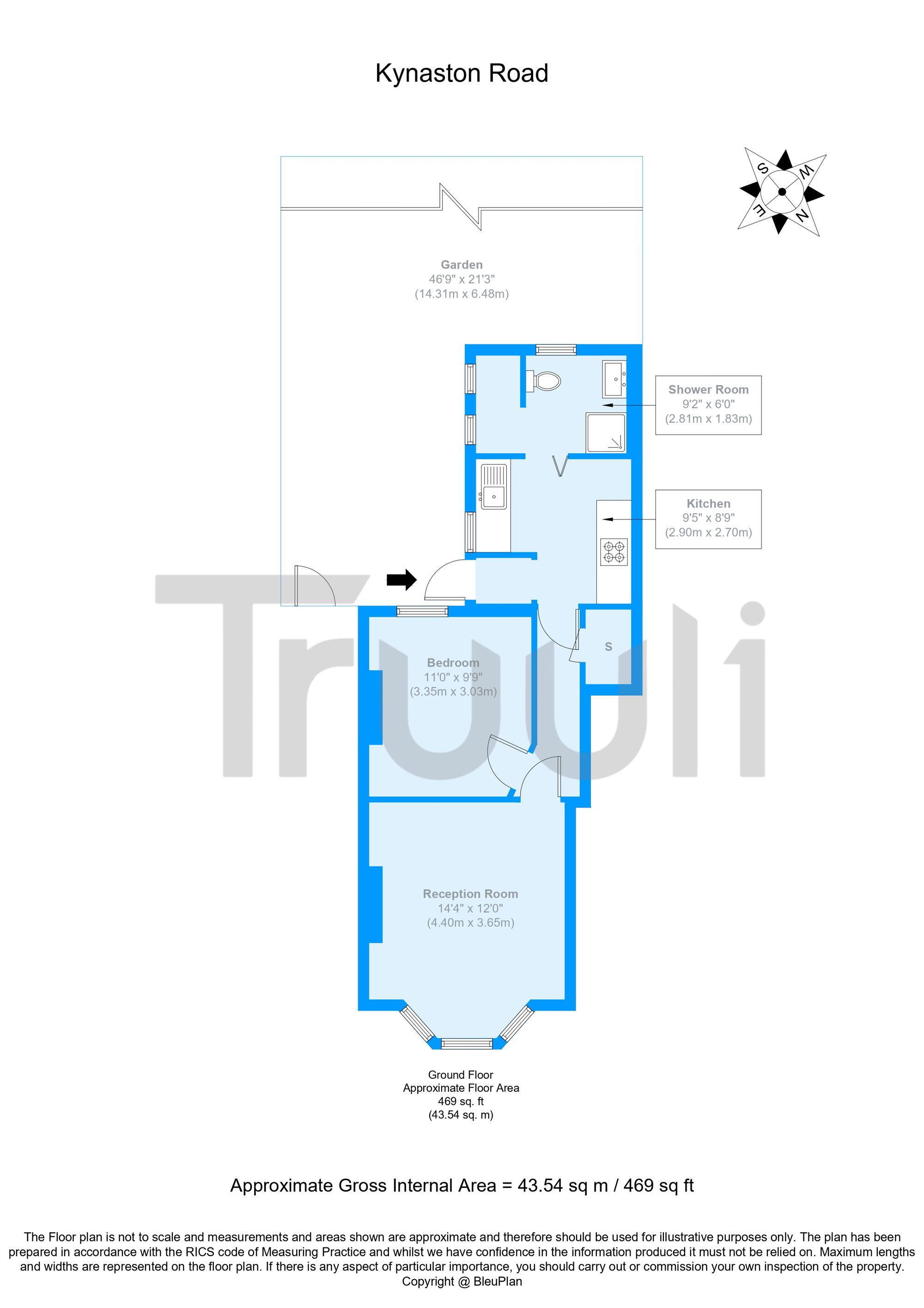 43 Kynaston Road, Thornton Heath floorplan