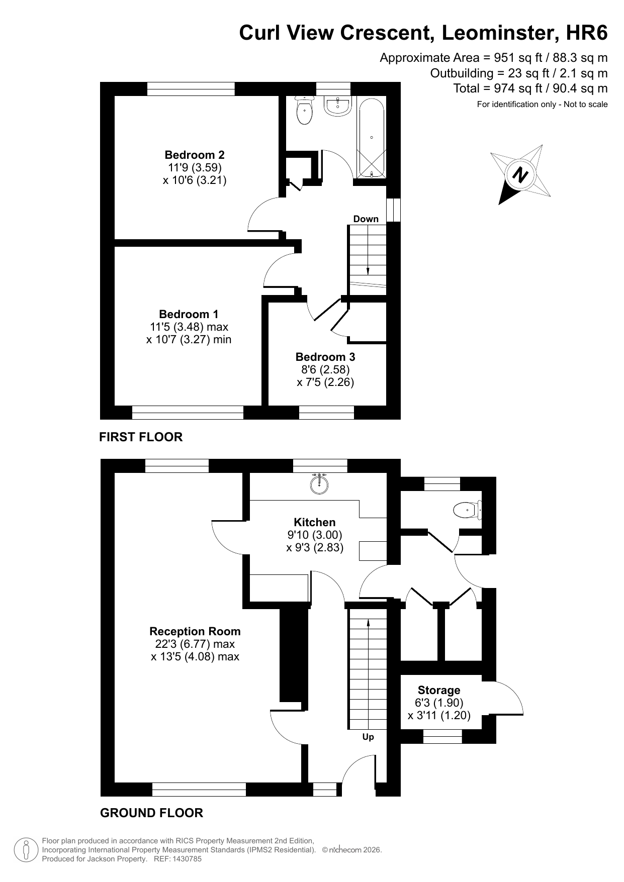 11 Curl View Crescent, Leominster floorplan