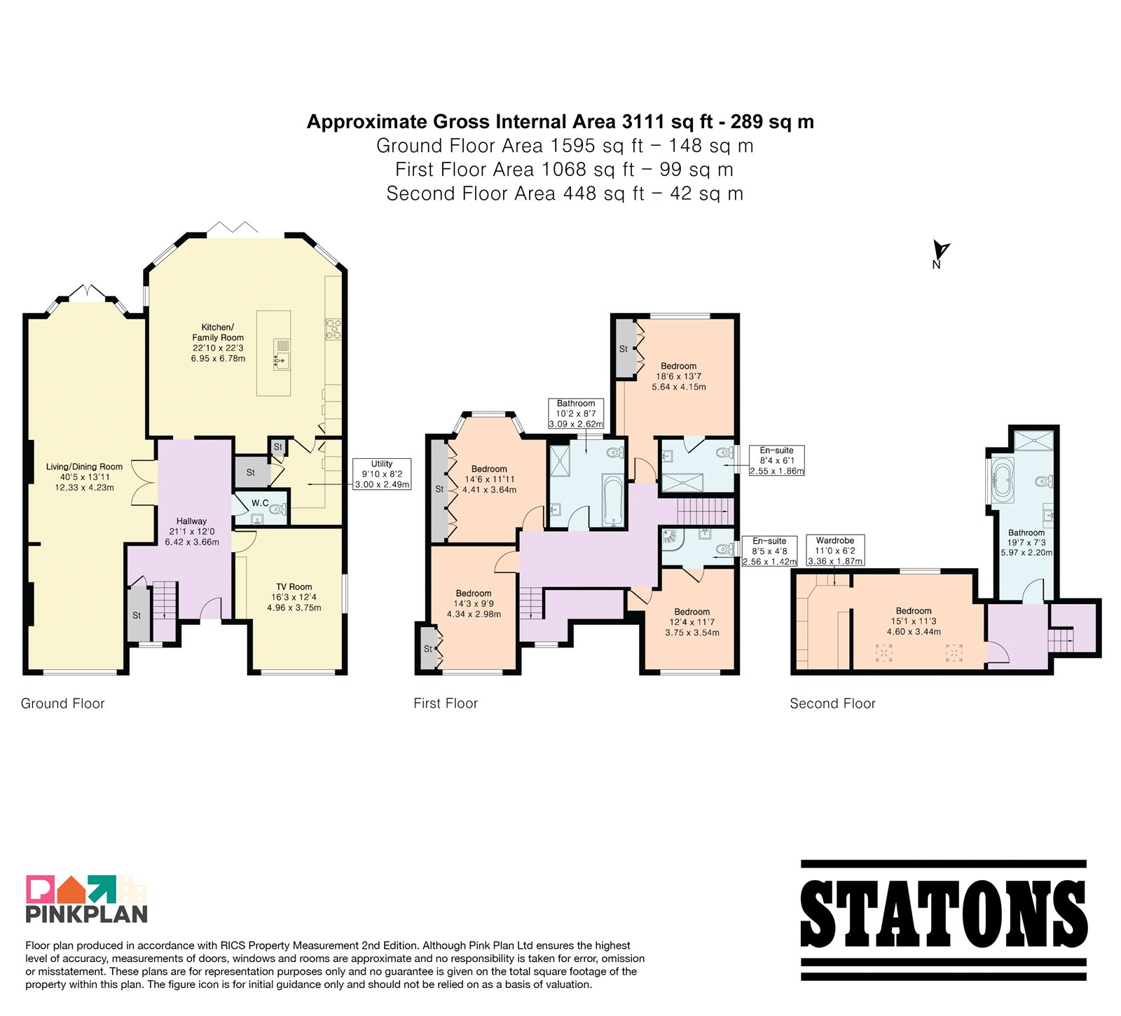 88, Lancaster Avenue, Hadley Wood floorplan