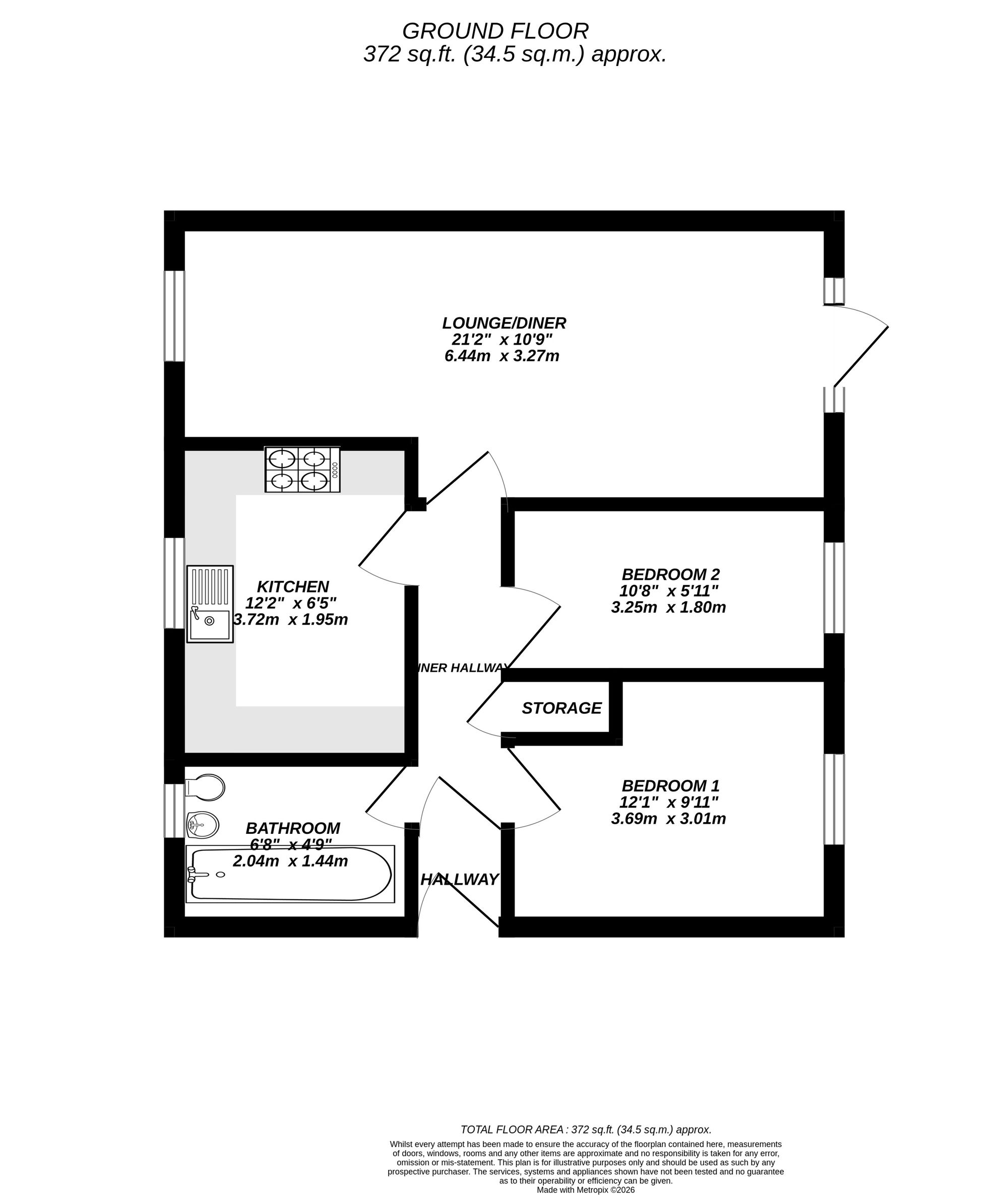 26 Pages Lane, Uxbridge floorplan