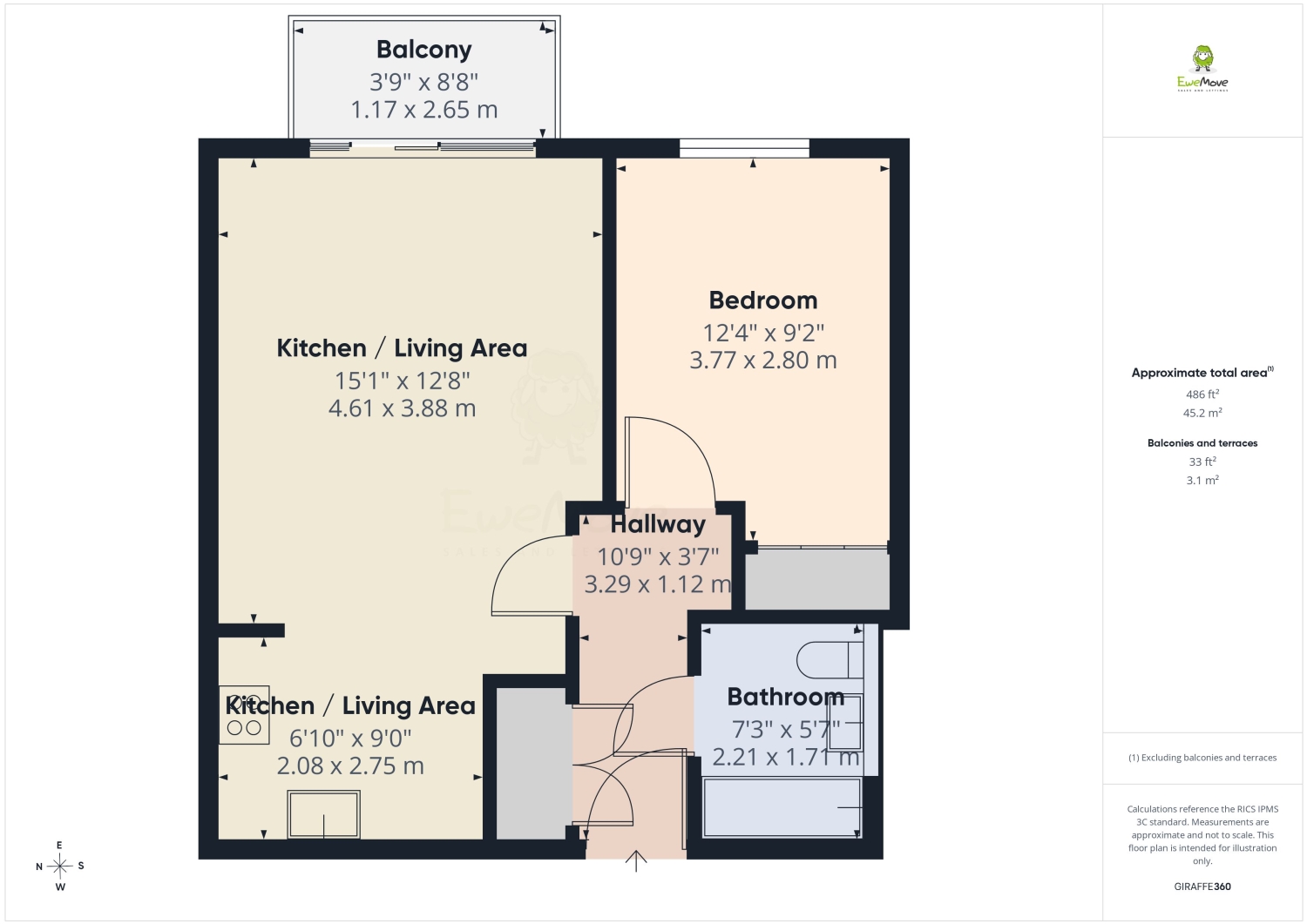 9, Moyle House Little Brights Road, Belvedere floorplan