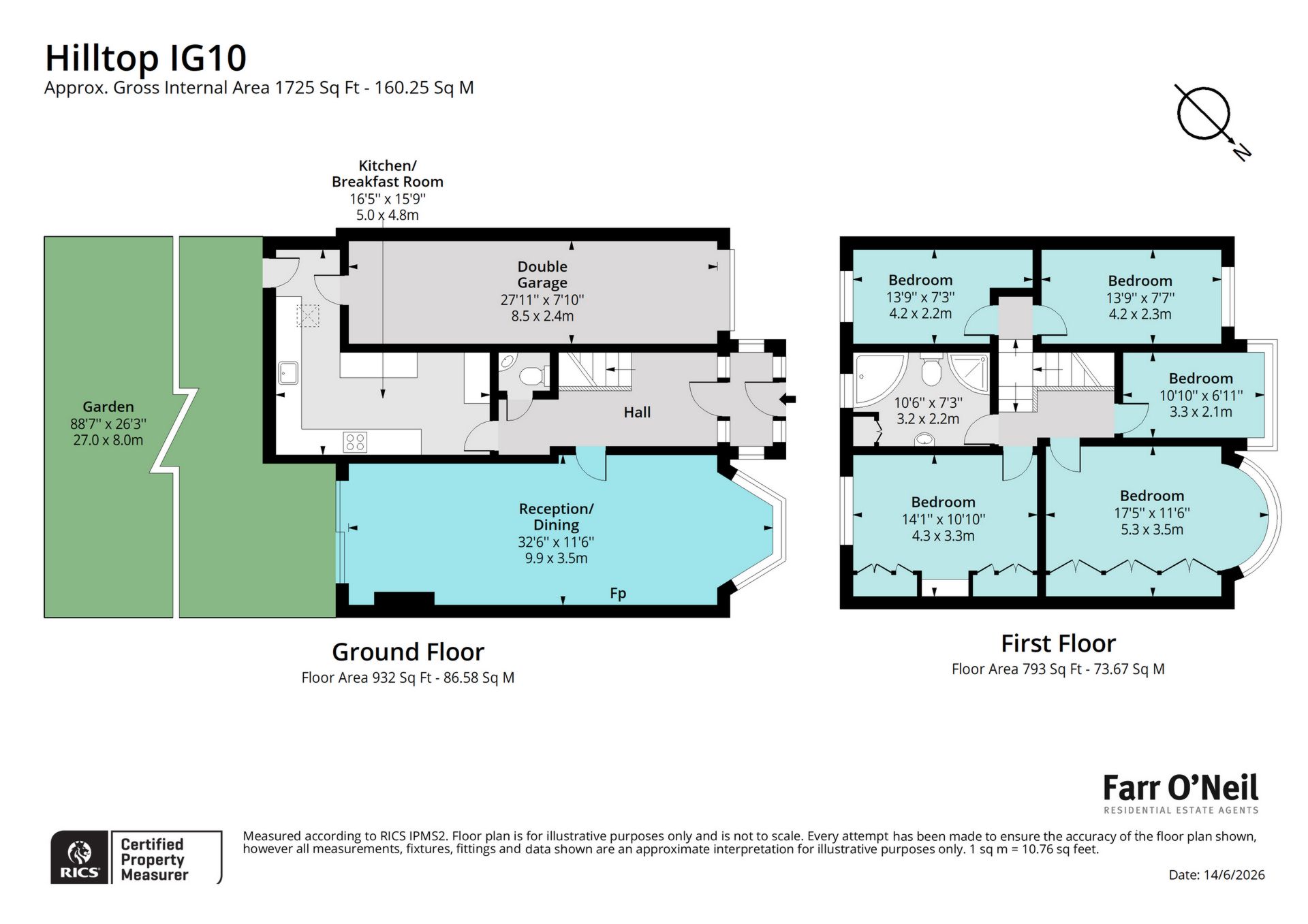 37, Hilltop, Loughton floorplan