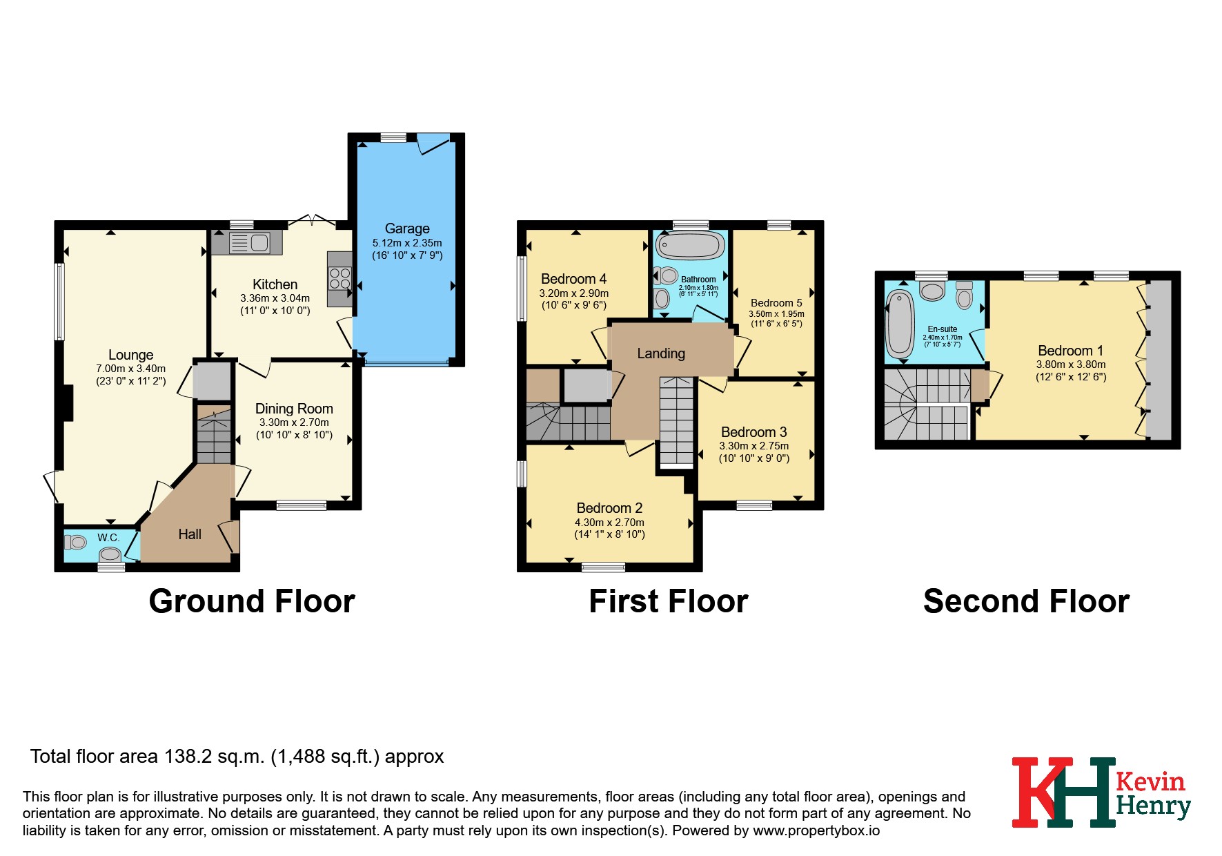 21, De Bohun Court, Saffron Walden floorplan