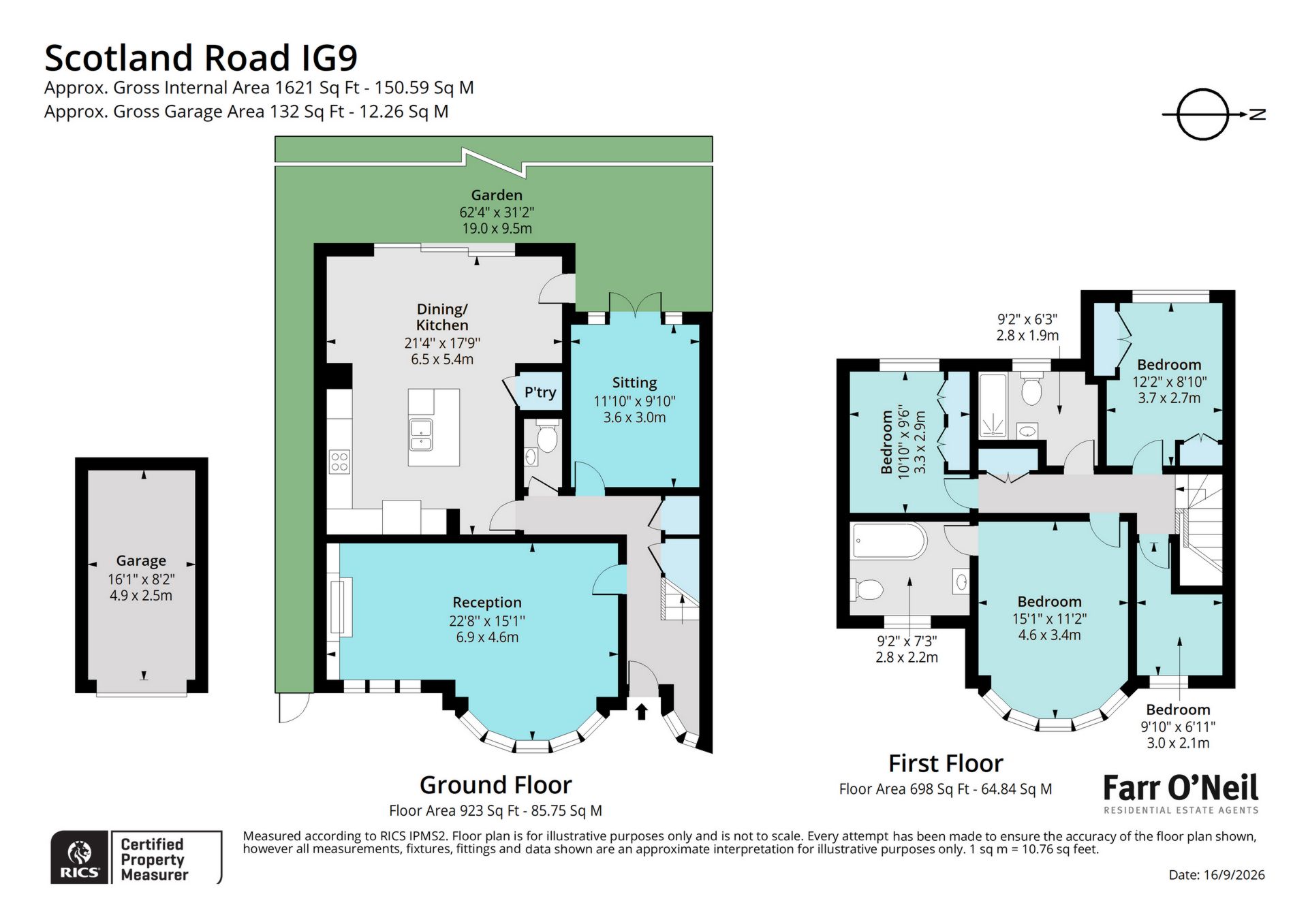 12, Scotland Road, Buckhurst Hill floorplan