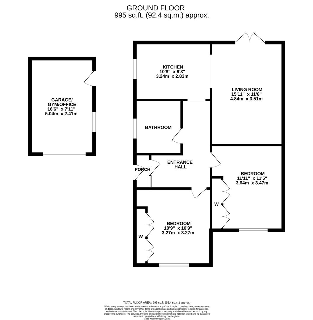 28, Westminster Crescent, Hastings floorplan