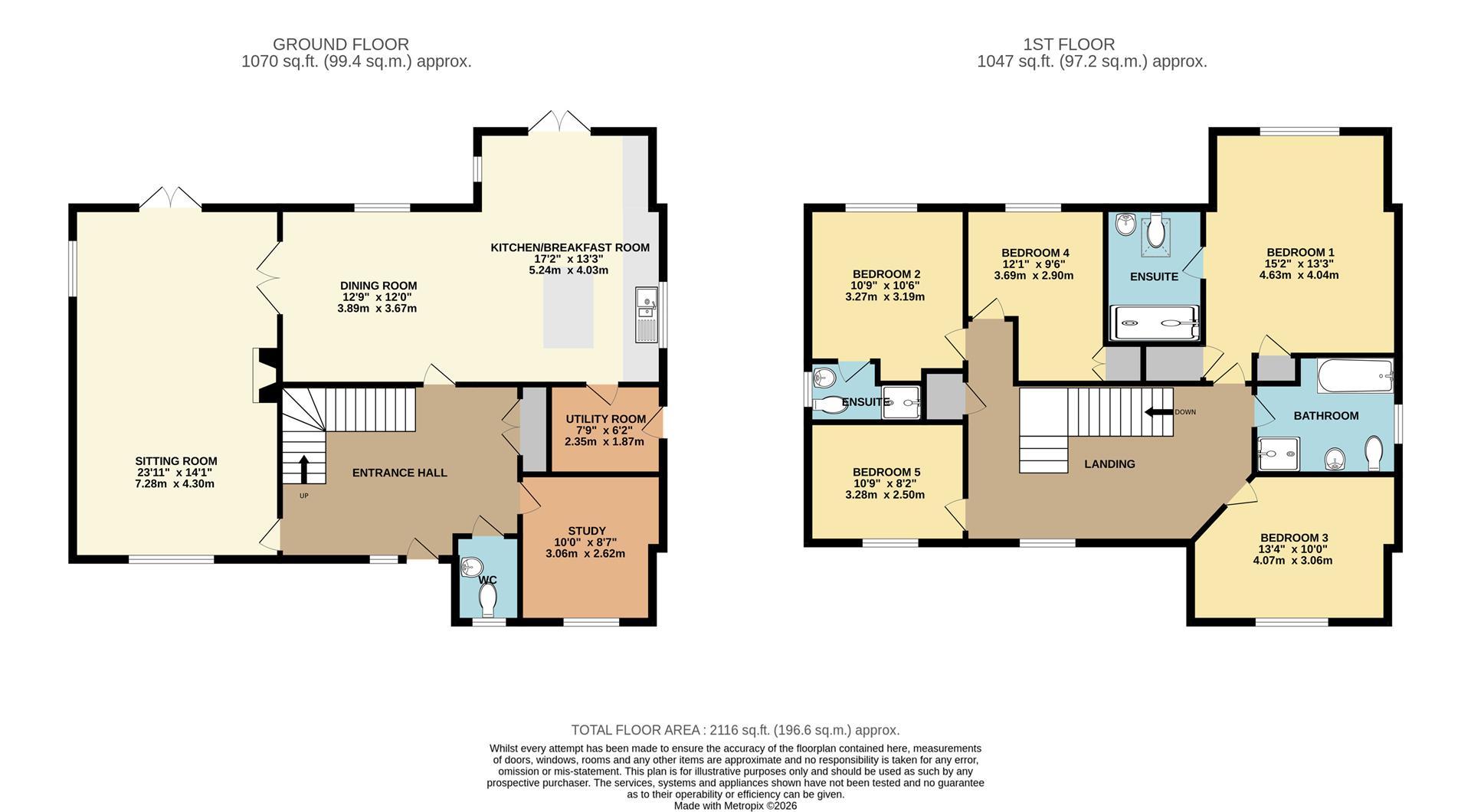 9, Copperfield Way, Cambridge floorplan
