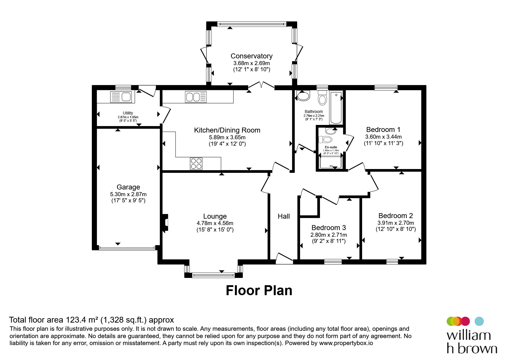 107, Fridaybridge Road, WISBECH floorplan