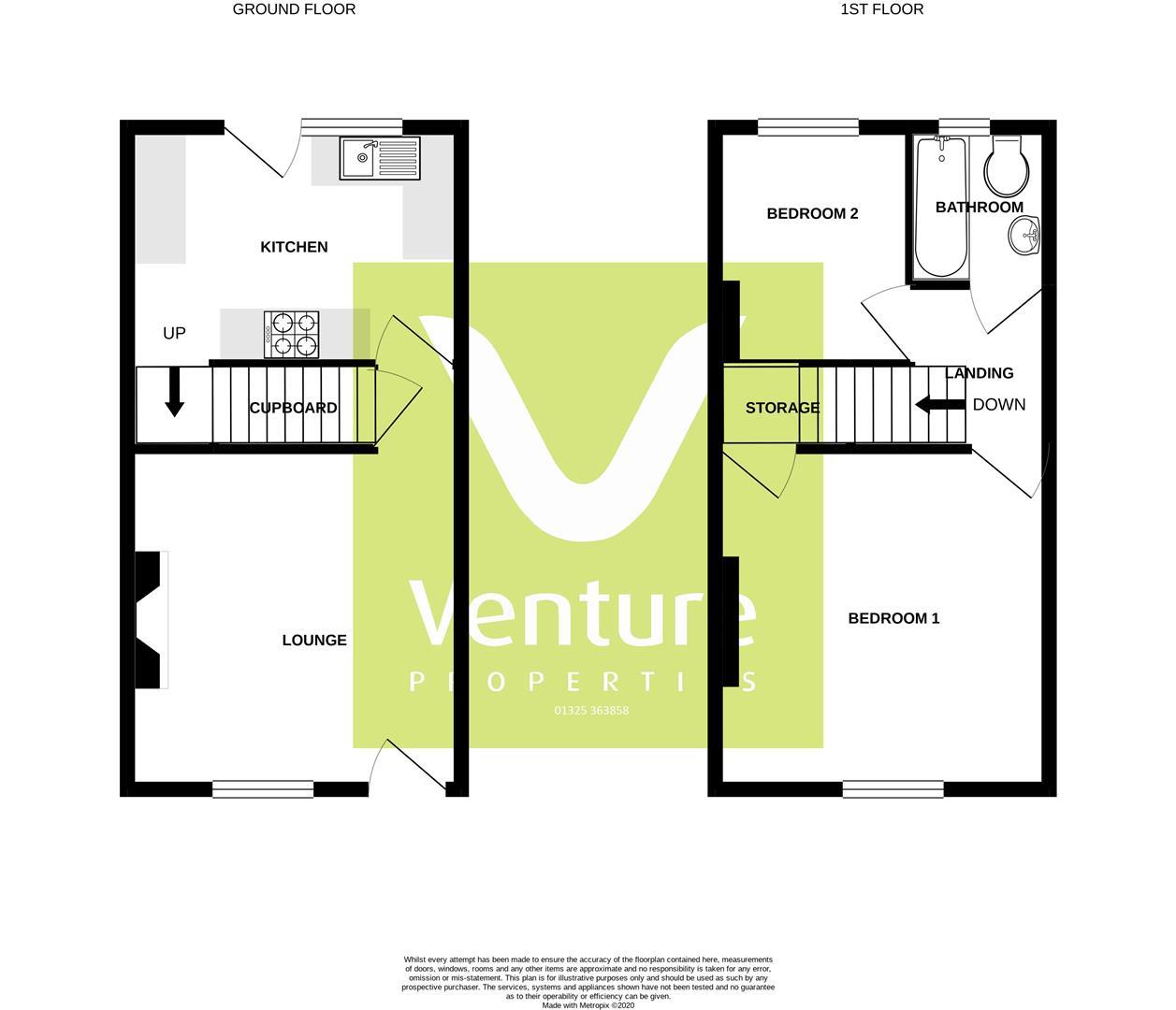 Branksome Terrace, Darlington floorplan