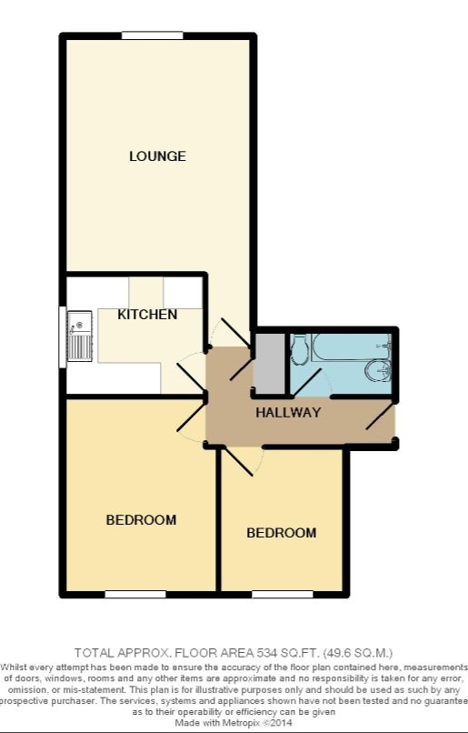 Ground Floor Flat, 25 Bowbank Close floorplan