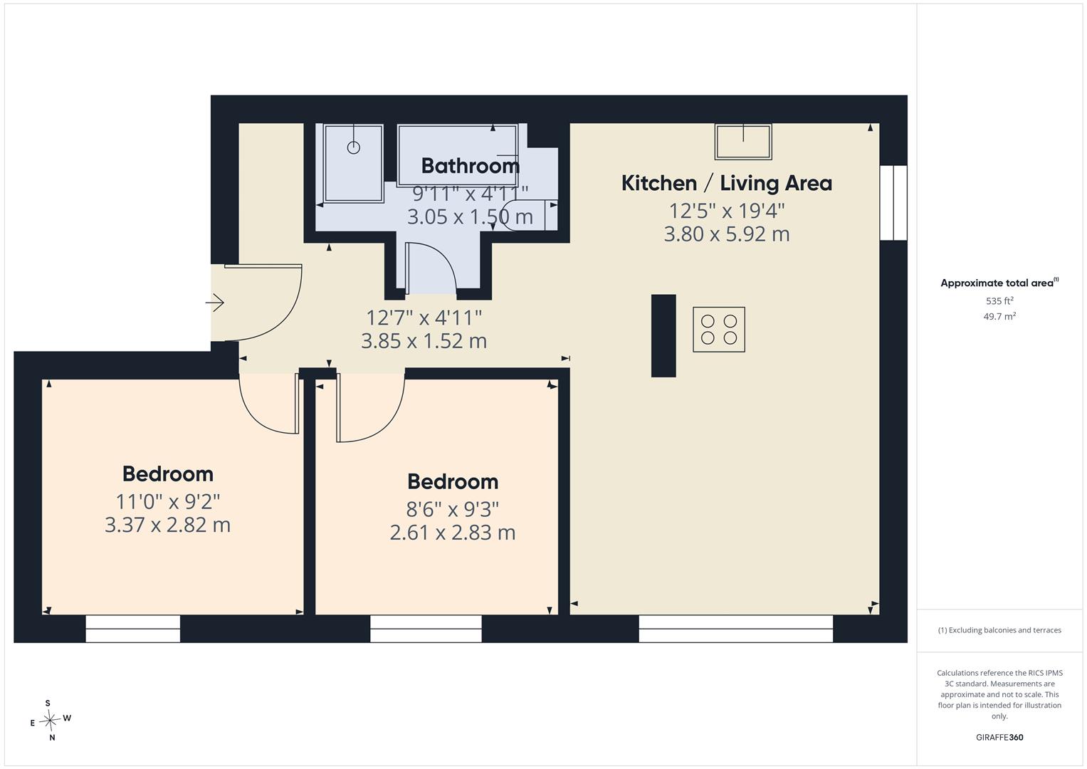 6 Hilary Lodge, South Avenue, Brighton floorplan