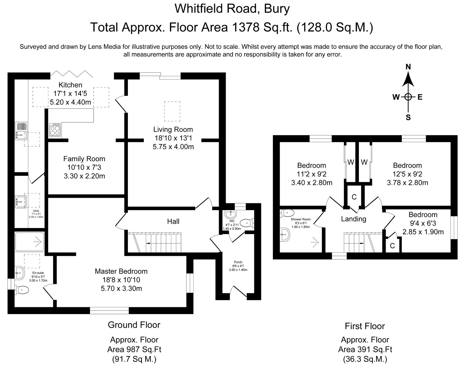 734, Whitefield Road, Bury floorplan