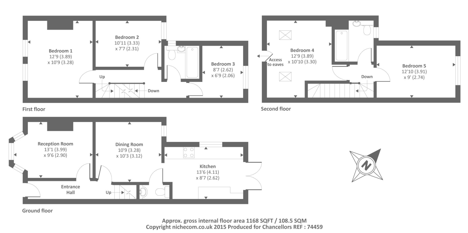 39, Surrey Road, Reading floorplan