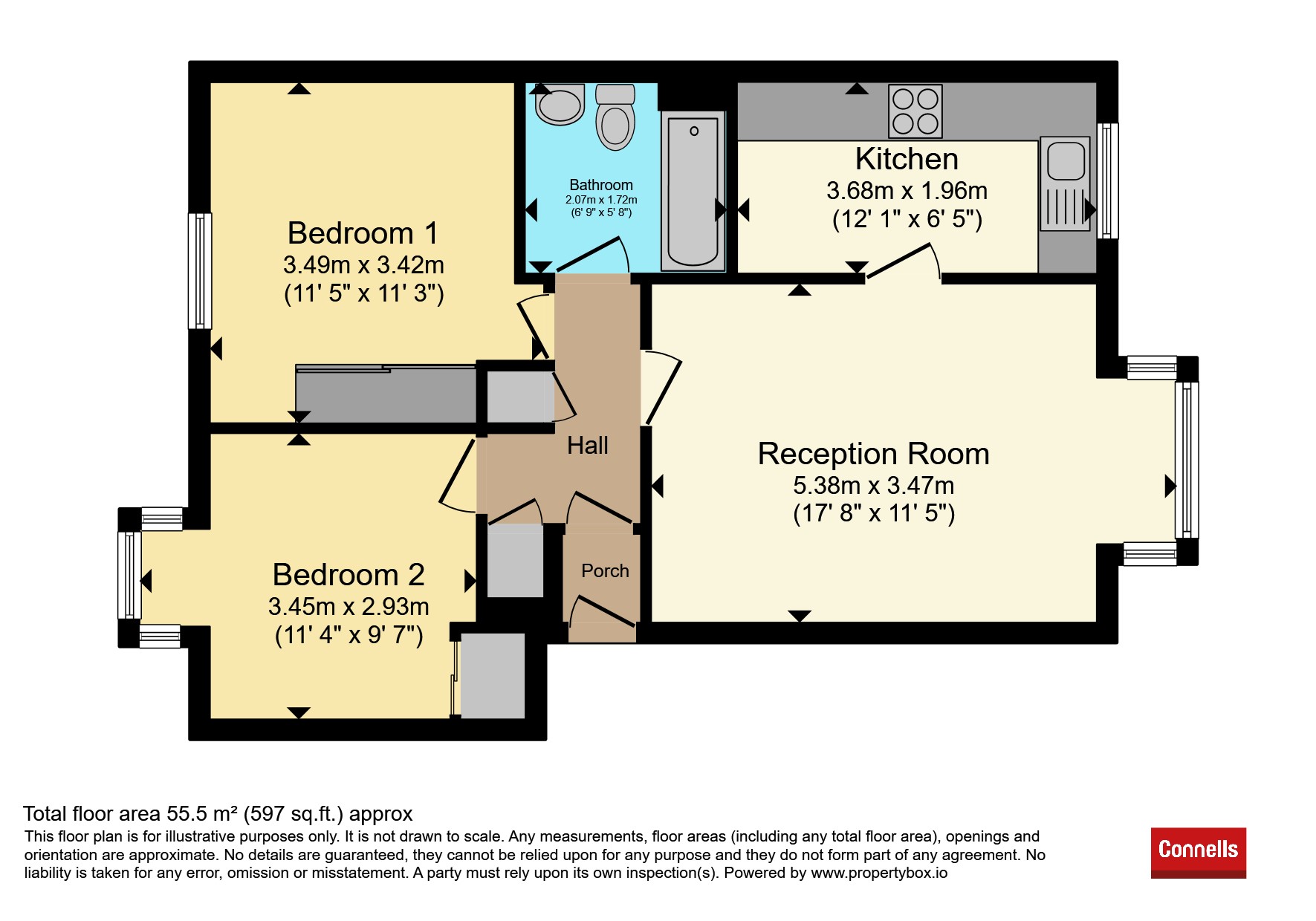 Flat 13, Copyground Court, Copyground Lane, High Wycombe floorplan