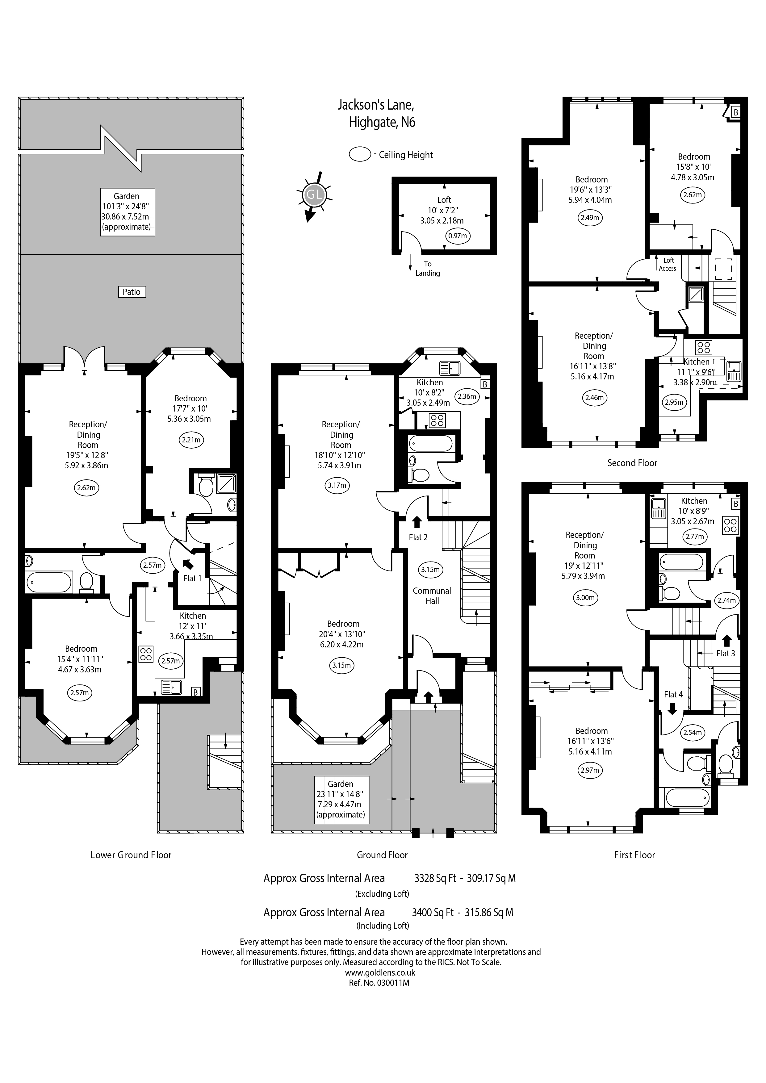 29, Jacksons Lane, London floorplan