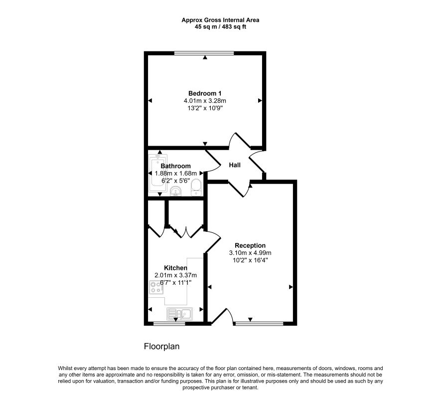 Kimpton Close, Hemel Hempstead floorplan