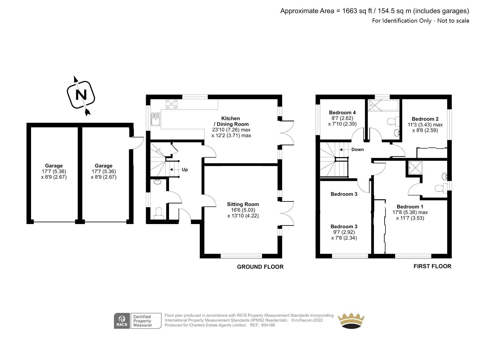 Brook House, 6, Wildwood Close, Hampshire floorplan