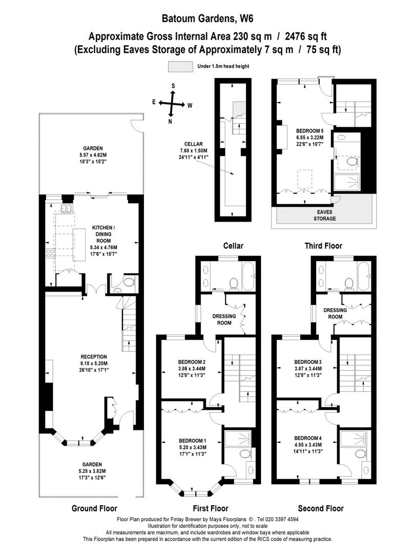 37, Batoum Gardens, London floorplan