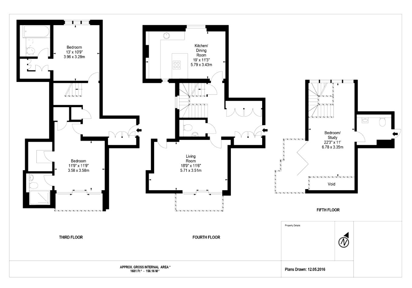 4.1, 62, Green Street, London floorplan
