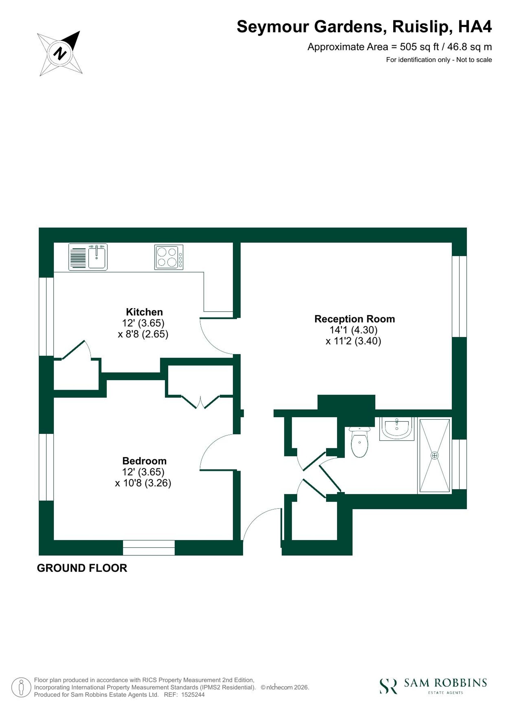 25 Seymour Gardens, Ruislip floorplan