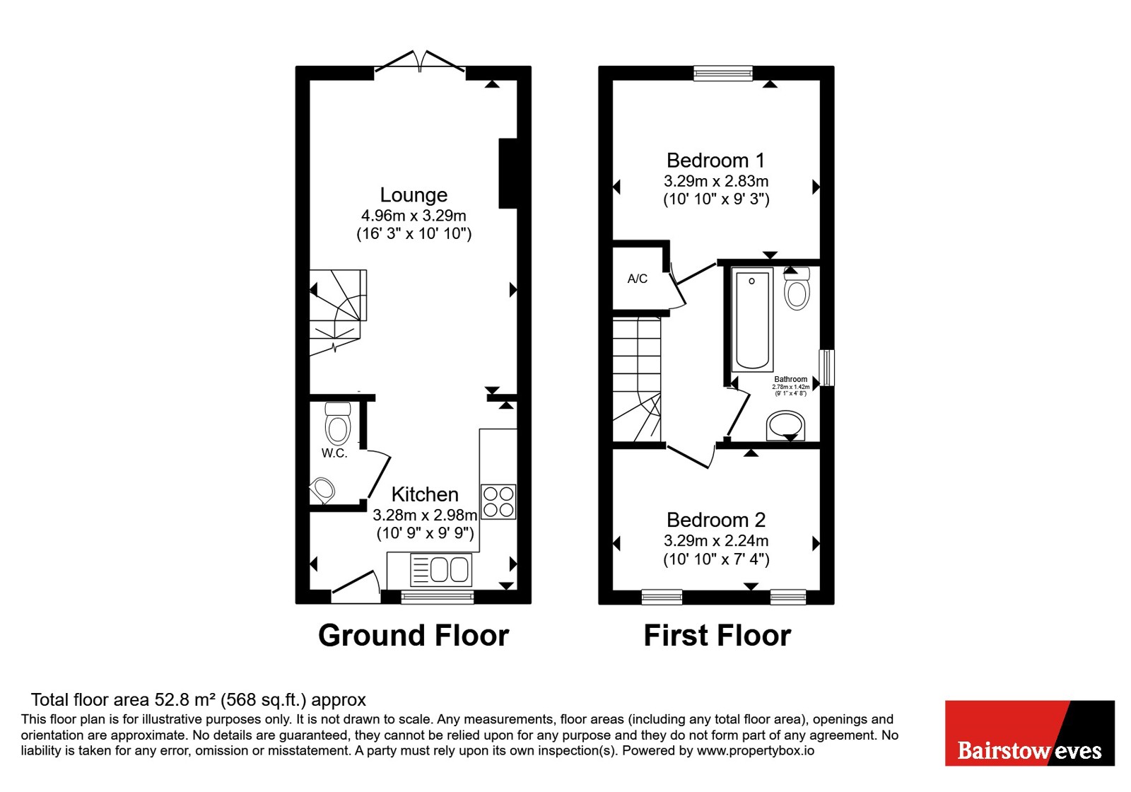 26, The Mill, Boston floorplan