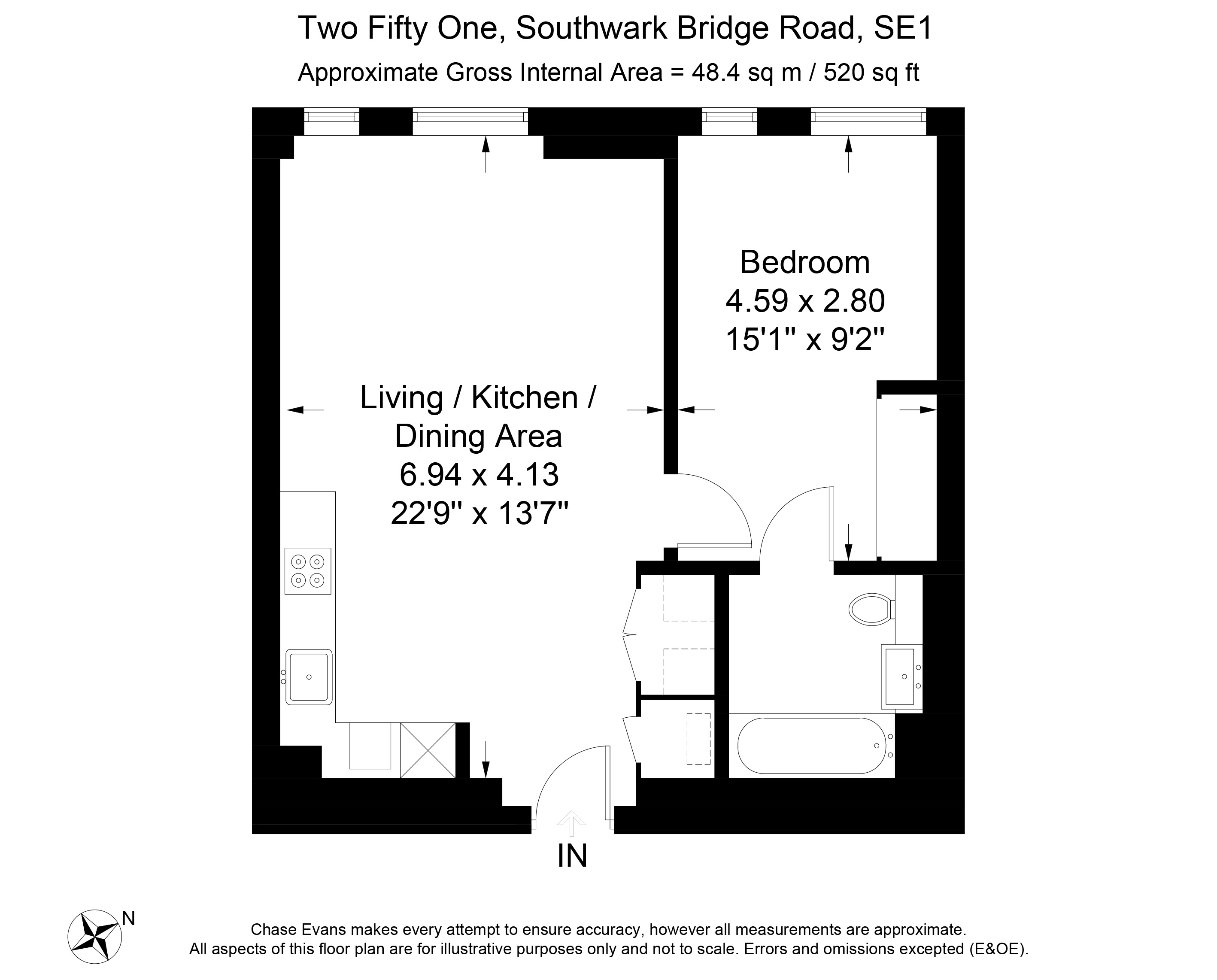 1 Bedrooms Flat to rent in Two Fifty One, Southwark Bridge Road, Elephant & Castle SE1