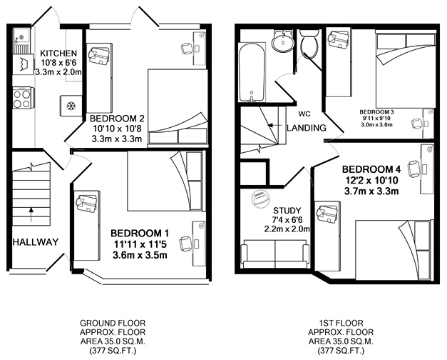 4 Bedrooms Semi-detached house to rent in Dellfield Crescent, Uxbridge UB8