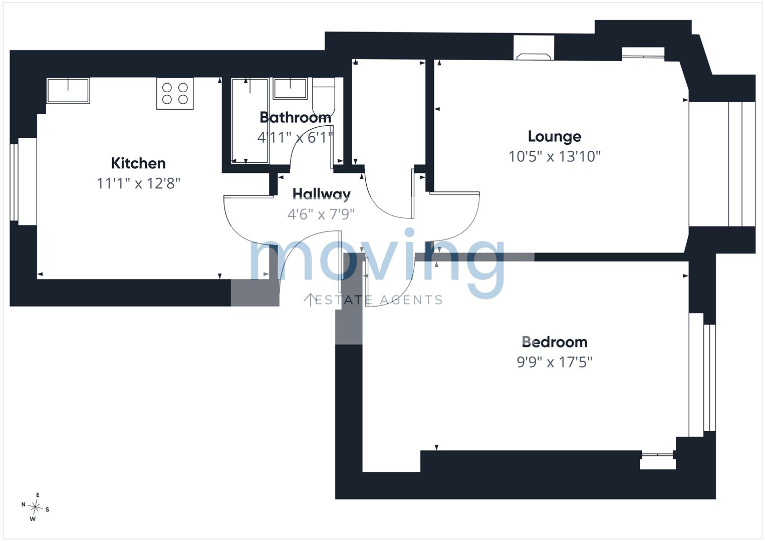1/1, 1172, Maryhill Road, Glasgow floorplan
