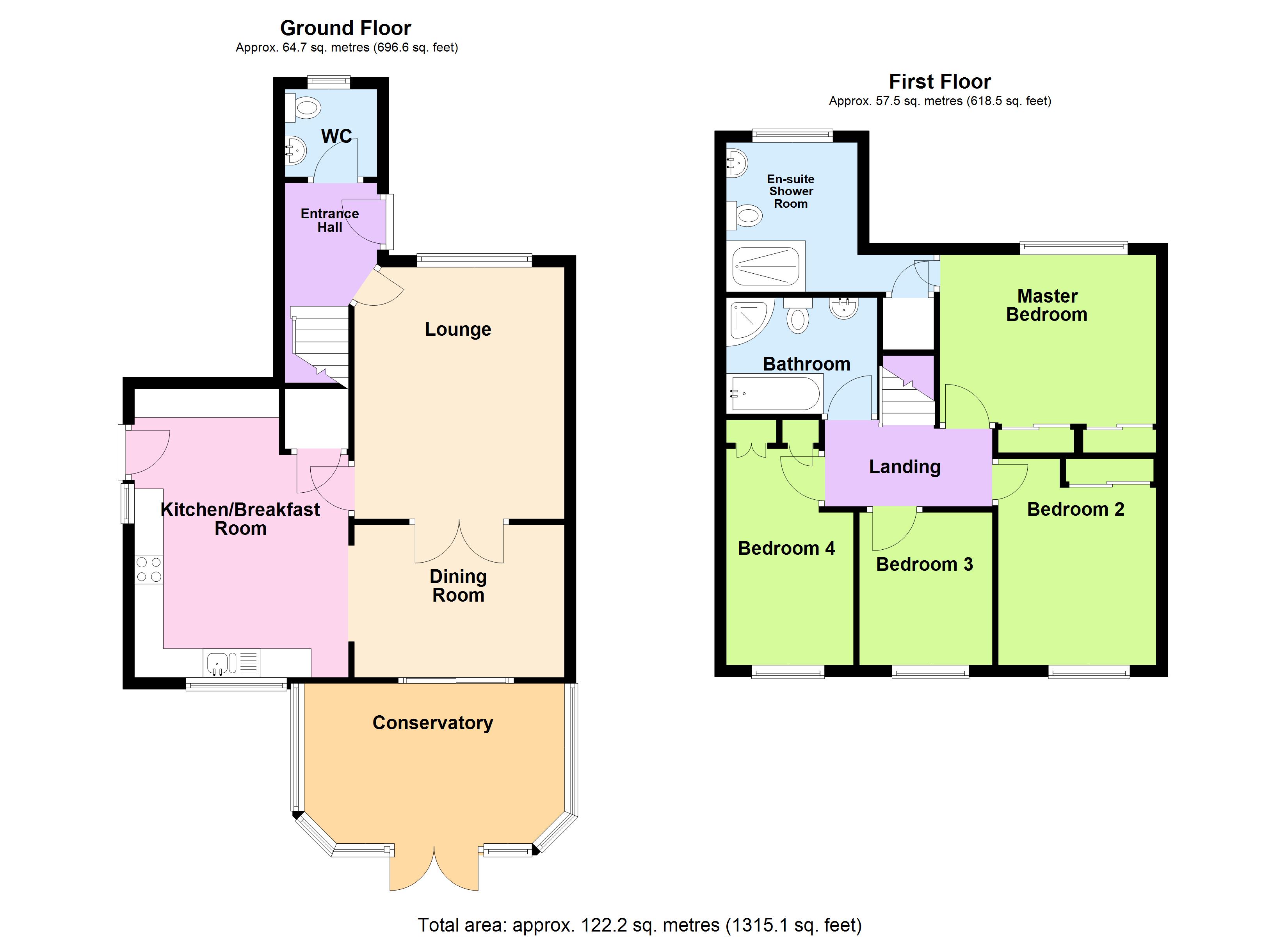 4, Birch Green Close, Rotherham floorplan